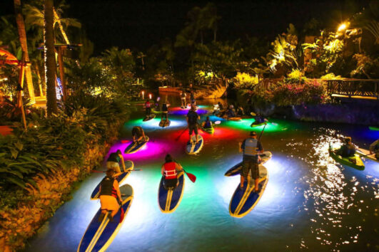 Illuminated paddle
