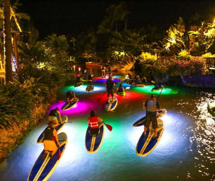 Illuminated paddle